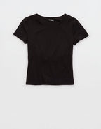 OFFLINE By Aerie Real Me XTRA T-Shirt - True Black