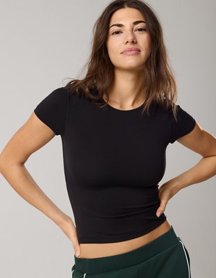 OFFLINE By Aerie Real Me XTRA T-Shirt - True Black