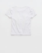 OFFLINE By Aerie Real Me XTRA T-Shirt - White