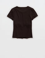 OFFLINE By Aerie Real Me XTRA T-Shirt - Deep Earth