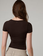 OFFLINE By Aerie Real Me XTRA T-Shirt - Deep Earth