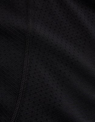 OFFLINE By Aerie Gotta Run Seamless Short Sleeve T-Shirt - True Black