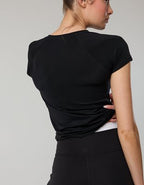 OFFLINE By Aerie Gotta Run Seamless Short Sleeve T-Shirt - True Black