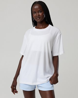 OFFLINE By Aerie Let's Stretch Oversized T-Shirt - White