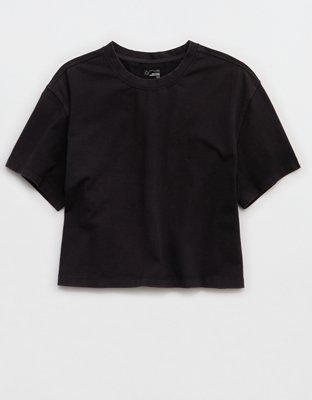 OFFLINE By Aerie OG Cotton Short Sleeve T-Shirt - Washed Black