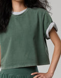 OFFLINE By Aerie OG Cotton Short Sleeve T-Shirt - Rugged Green