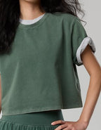 OFFLINE By Aerie OG Cotton Short Sleeve T-Shirt - Rugged Green