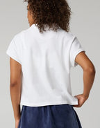 OFFLINE By Aerie Pique Rugby Polo T-Shirt - White