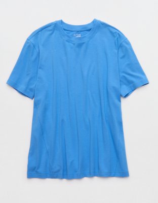 OFFLINE By Aerie Let's Stretch Seamed Boyfriend T-Shirt - Horizon Sky