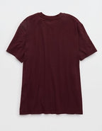 OFFLINE By Aerie Let's Stretch Seamed Boyfriend T-Shirt - Royal Berry