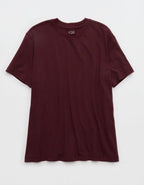 OFFLINE By Aerie Let's Stretch Seamed Boyfriend T-Shirt - Royal Berry