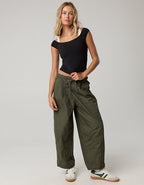 OFFLINE By Aerie Real Me XTRA Off The Shoulder T-Shirt - True Black