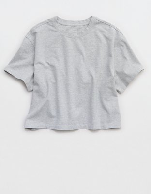 OFFLINE By Aerie OG Cotton Short Sleeve T-Shirt - Medium Heather Gray