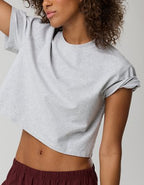 OFFLINE By Aerie OG Cotton Short Sleeve T-Shirt - Medium Heather Gray