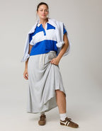 OFFLINE By Aerie Pique Rugby Polo T-Shirt - Cobalt Jewel