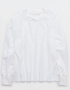OFFLINE By Aerie Pique Long Sleeve T-Shirt - White