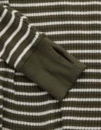 OFFLINE By Aerie Wow! Waffle Long Sleeve V Neck T-Shirt - Festive Olive