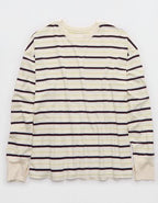 OFFLINE By Aerie Let's Stretch Long Sleeve Boyfriend T-Shirt - Soft Muslin