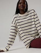 OFFLINE By Aerie Let's Stretch Long Sleeve Boyfriend T-Shirt - Soft Muslin
