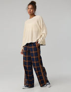 OFFLINE By Aerie Wow! Waffle Layered Long Sleeve T-Shirt - Heather Frost