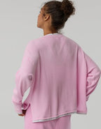 OFFLINE By Aerie Wow! Waffle Layered Long Sleeve T-Shirt - Violet Willow