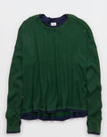 OFFLINE By Aerie Wow! Waffle Layered Long Sleeve T-Shirt - Rugged Green