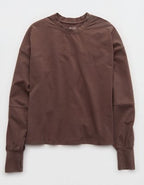 OFFLINE By Aerie OG Cotton Crewneck Long Sleeve T-Shirt - Relic
