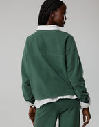 OFFLINE By Aerie OG Cotton Crewneck Long Sleeve T-Shirt - Rugged Green