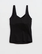 OFFLINE By Aerie Real Me Low Key Tank Top - True Black