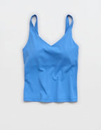 OFFLINE By Aerie Real Me Low Key Tank Top - Rome Blue