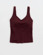 OFFLINE By Aerie Real Me Low Key Tank Top - Royal Berry