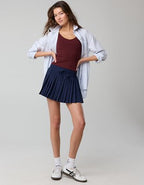 OFFLINE By Aerie Real Me Low Key Tank Top - Royal Berry