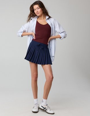 OFFLINE By Aerie Real Me Low Key Tank Top - Royal Berry