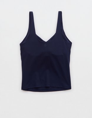 OFFLINE By Aerie Real Me Low Key Tank Top - Royal Navy