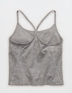 OFFLINE By Aerie The Hugger Tank Top - Medium Heather Gray