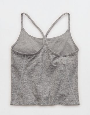 OFFLINE By Aerie The Hugger Tank Top - Medium Heather Gray