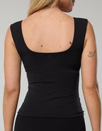 OFFLINE By Aerie Real Me Square Neck Tank Top - True Black