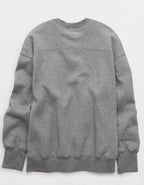 OFFLINE By Aerie Cloud Fleece Oversized Crewneck Sweatshirt - Dark Heather Gray