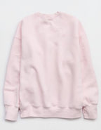 OFFLINE By Aerie Cloud Fleece Oversized Crewneck Sweatshirt - Pink Petal