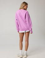 OFFLINE By Aerie Cloud Fleece Oversized Crewneck Sweatshirt - Planet Pink