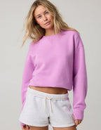 OFFLINE By Aerie Cloud Fleece Oversized Crewneck Sweatshirt - Planet Pink