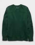 OFFLINE By Aerie Cloud Fleece Oversized Crewneck Sweatshirt - Rugged Green