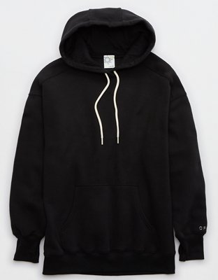OFFLINE By Aerie Cloud Fleece Oversized Hoodie - True Black