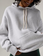 OFFLINE By Aerie Cloud Fleece Oversized Hoodie - Light Heather Gray