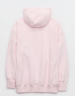OFFLINE By Aerie Cloud Fleece Oversized Hoodie - Pink Petal