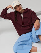 OFFLINE By Aerie Cloud Fleece Oversized Hoodie - Royal Berry