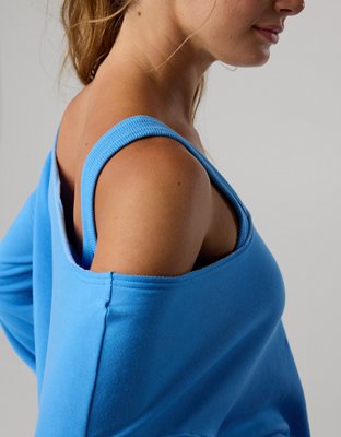 OFFLINE By Aerie OTT Layered Sweatshirt - Rome Blue