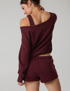 OFFLINE By Aerie OTT Layered Sweatshirt - Royal Berry