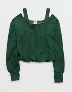OFFLINE By Aerie OTT Layered Sweatshirt - Rugged Green