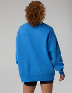 OFFLINE By Aerie Cloud Fleece Oversized Mockneck Sweatshirt - Rome Blue
